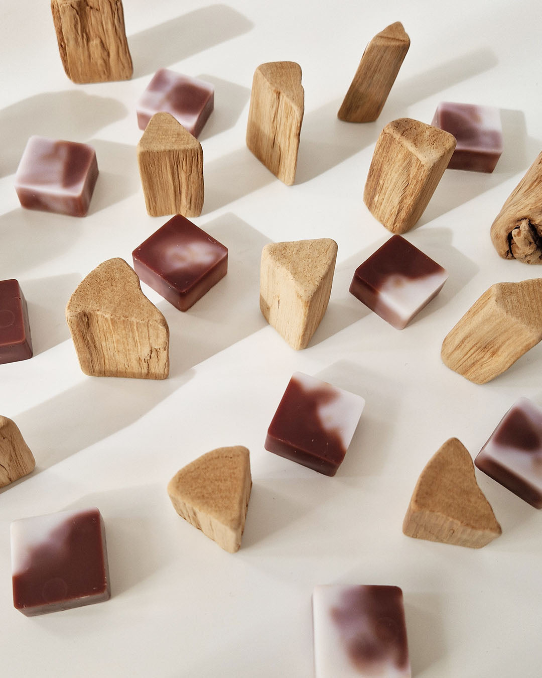 Carré fondant parfumé Bois de Oud