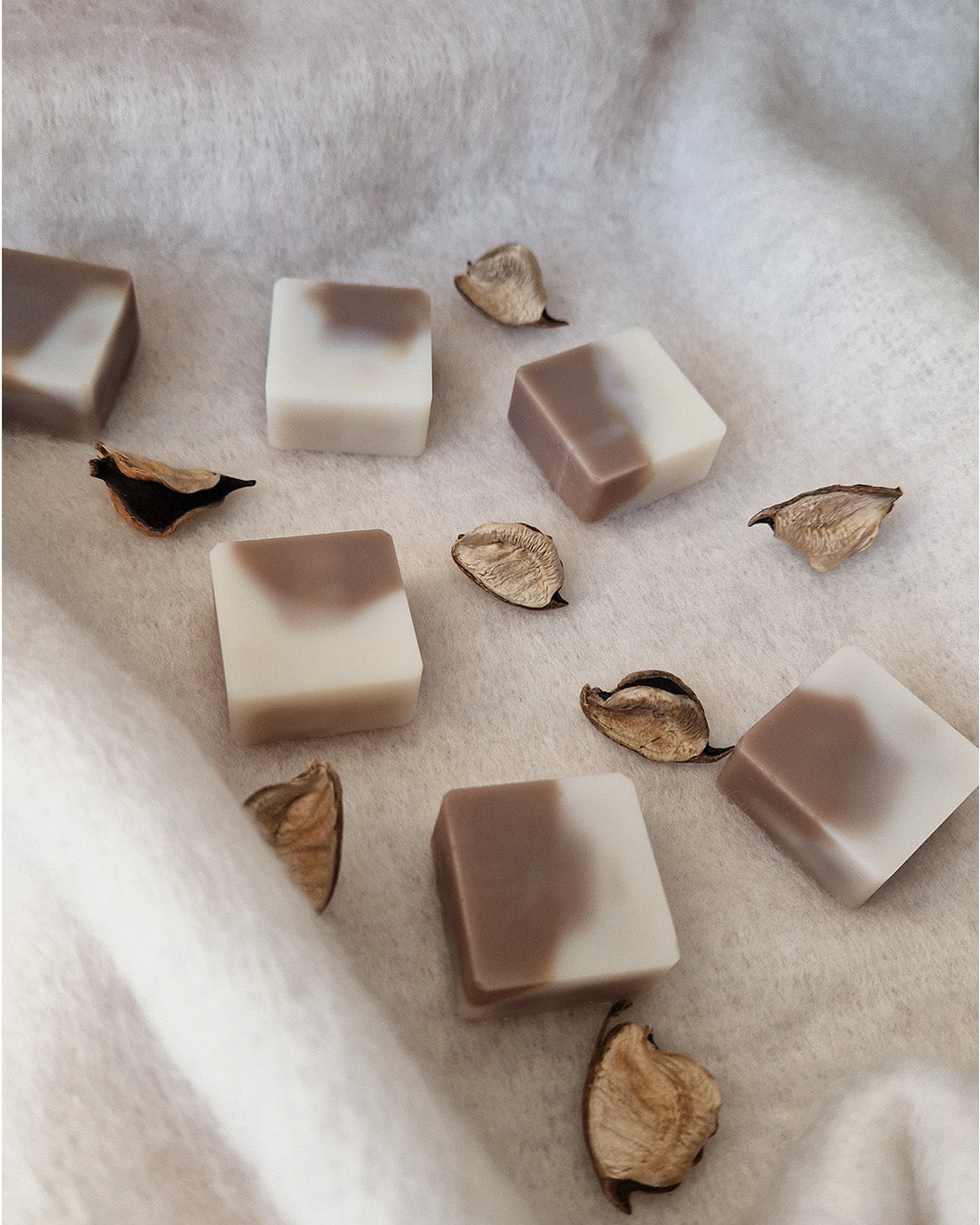 Carré fondant parfumé Cachemire & Soie