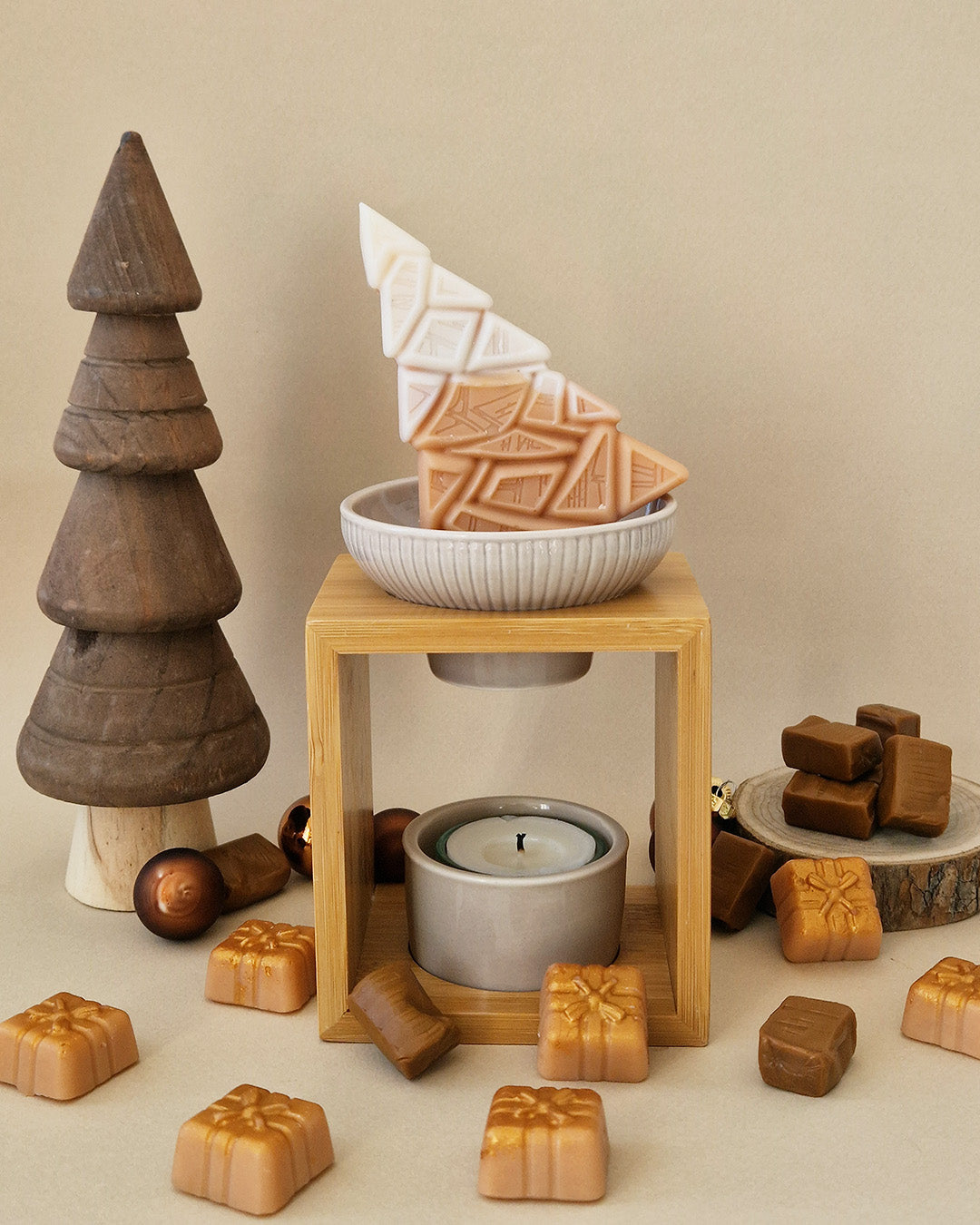 Sapin fondant parfumé à casser Caramel au Beurre Salé