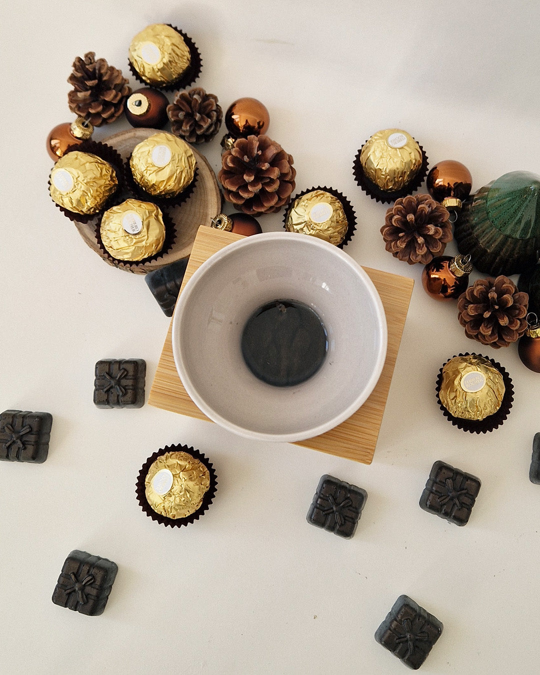 Cadeau fondant parfumé Rocher Praliné