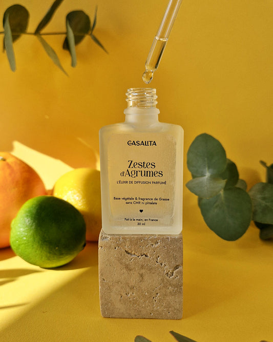 Élixir de diffusion parfumé Zestes d'Agrumes