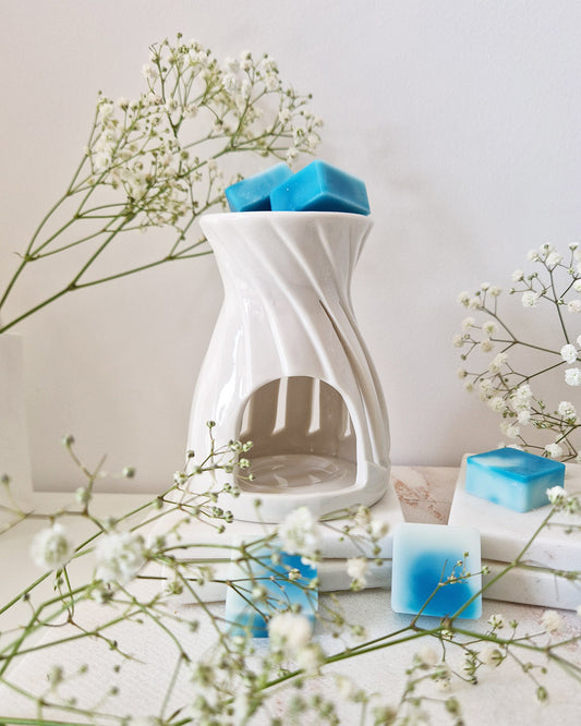 Brûleur fondant parfumé LINEA blanc