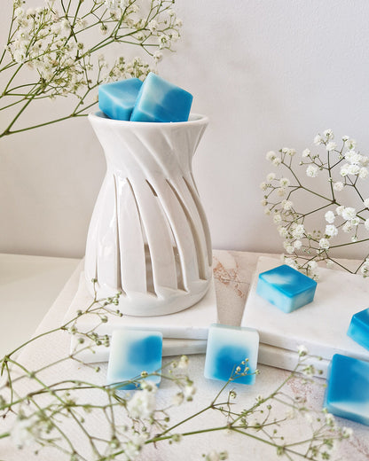 Brûleur fondant parfumé LINEA blanc