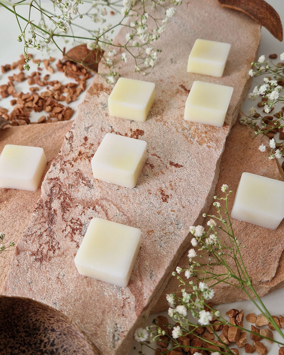 Carré fondant parfumé Musc Blanc Éclatant