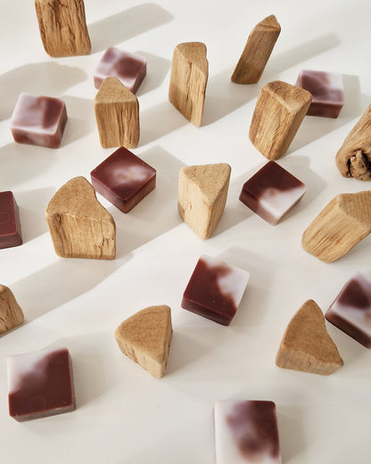 Carré fondant parfumé Bois de Oud