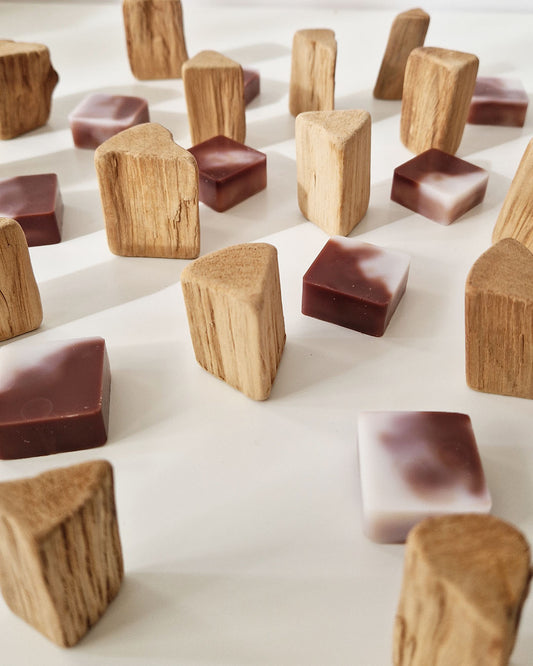 Carré fondant parfumé Bois de Oud
