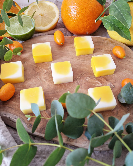 Carré fondant parfumé Zestes d'Agrumes