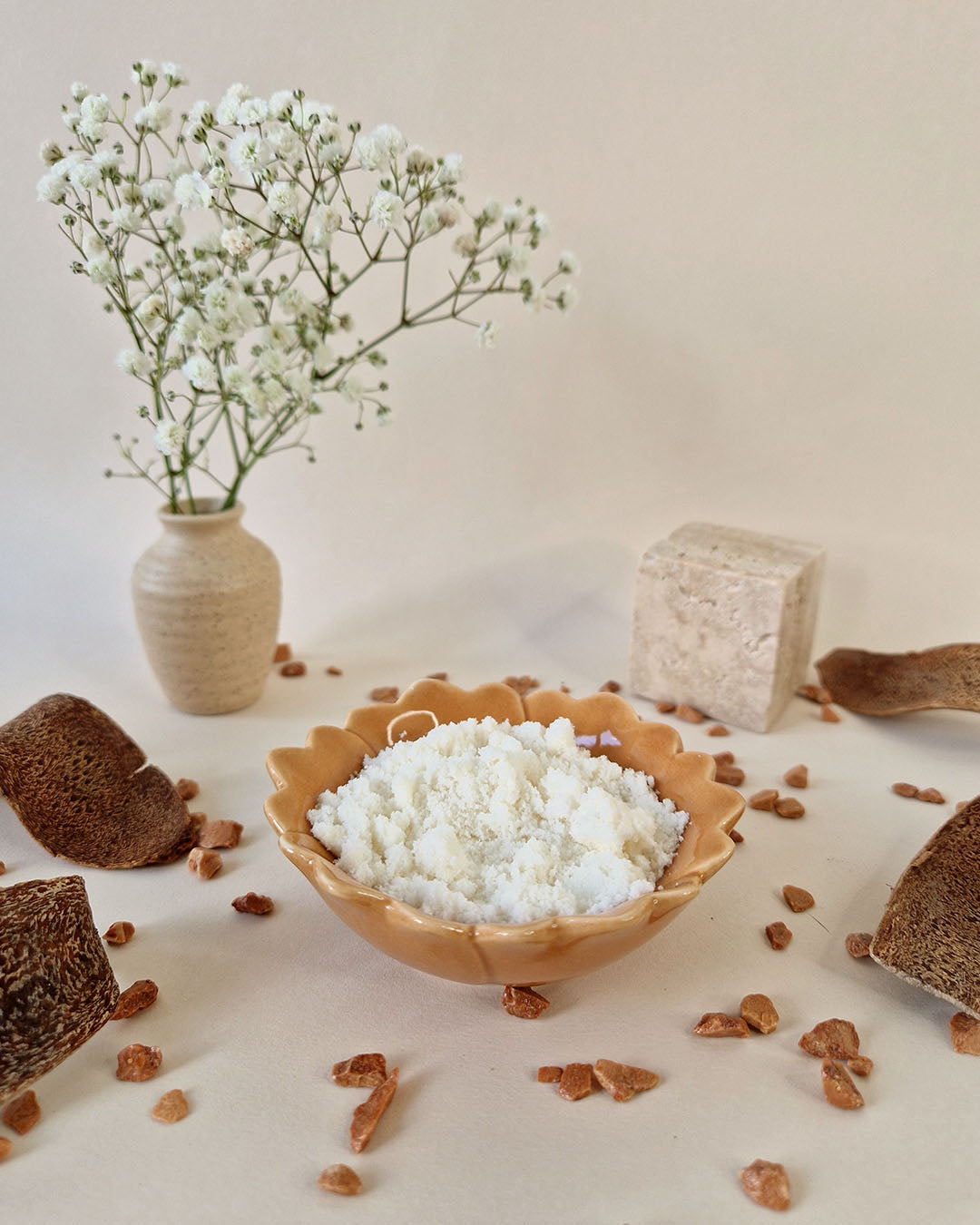Poudre parfumée Musc Blanc Éclatant