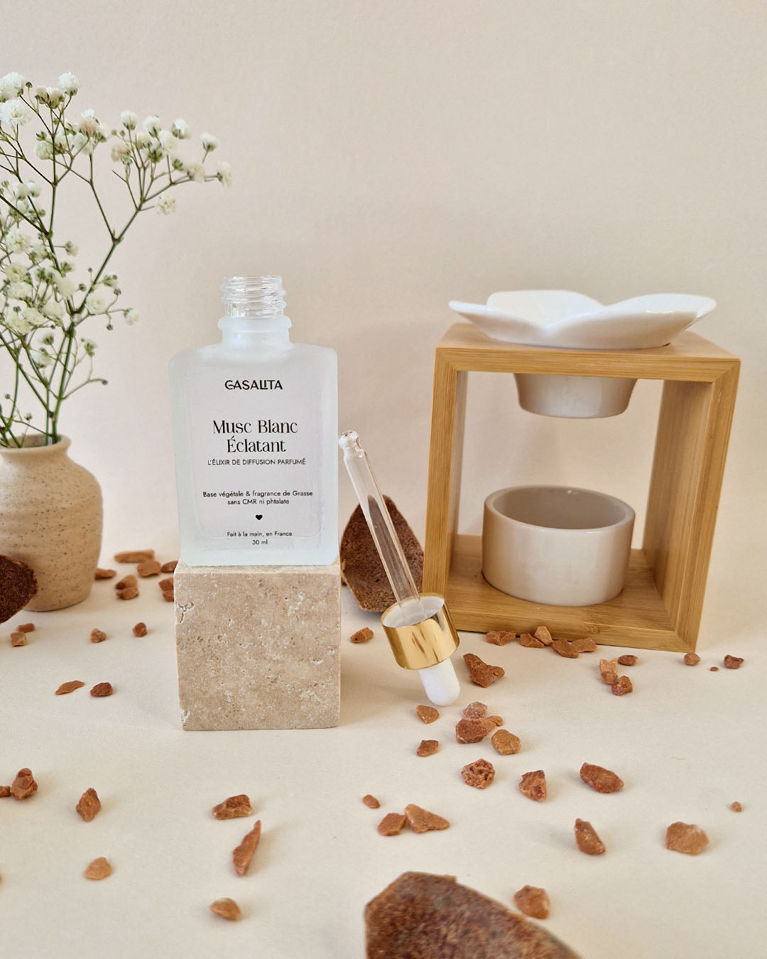 Élixir de diffusion parfumé Musc Blanc Éclatant