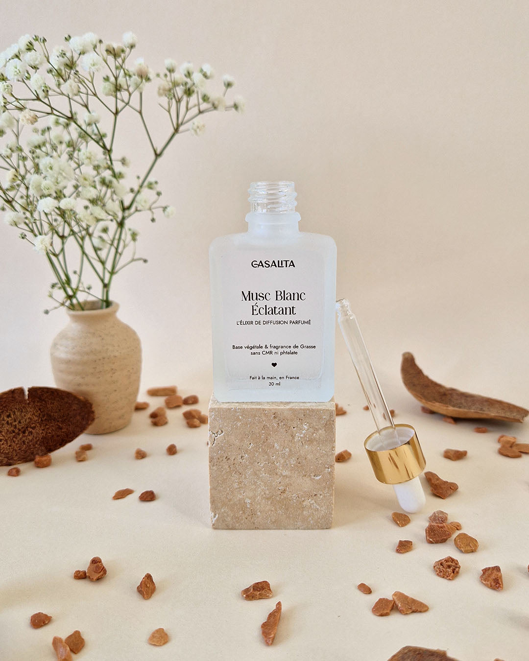 Élixir de diffusion parfumé Musc Blanc Éclatant