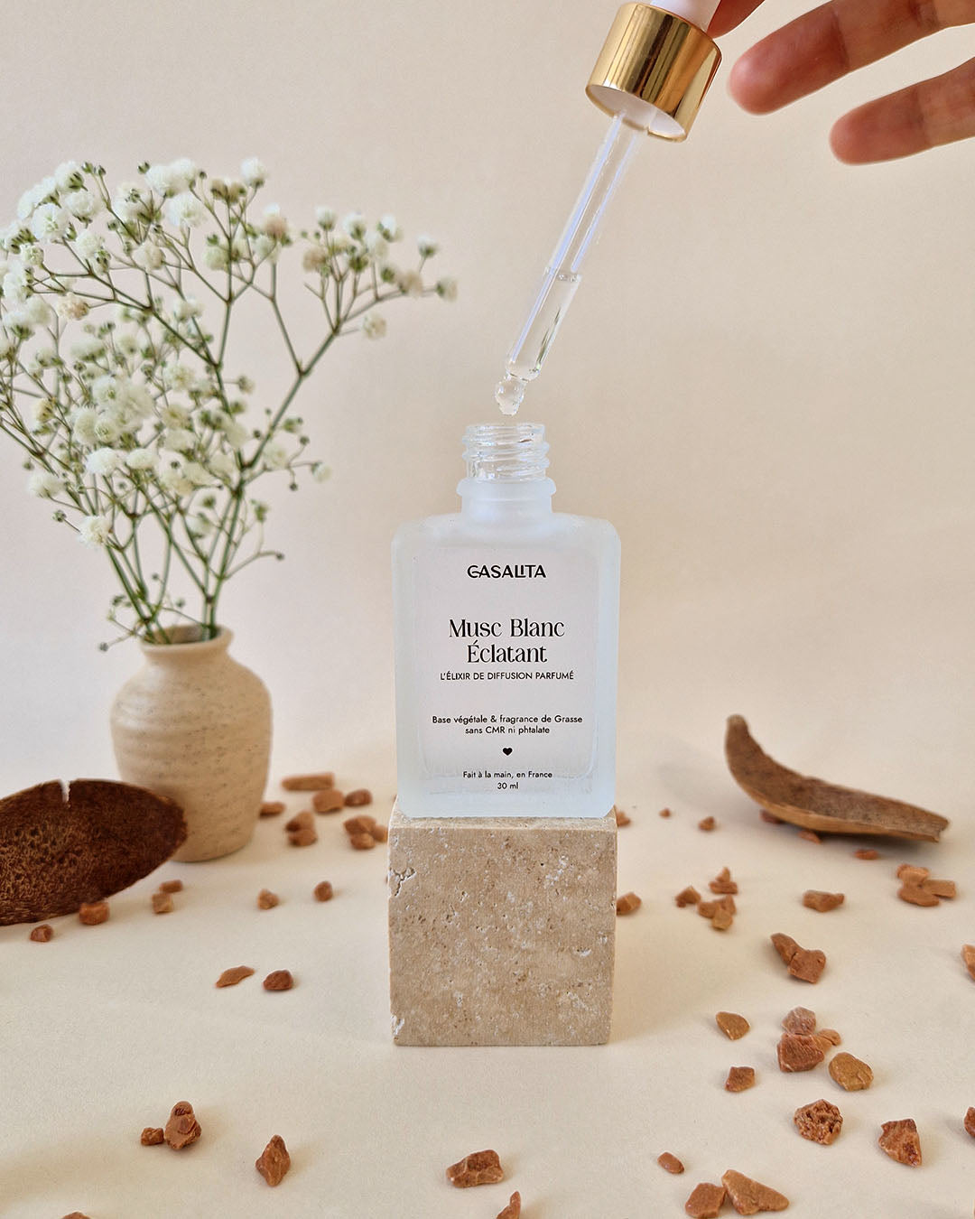 Élixir de diffusion parfumé Musc Blanc Éclatant