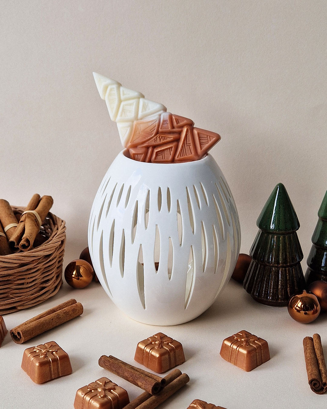 Sapin fondant parfumé à casser Cannelle Addict