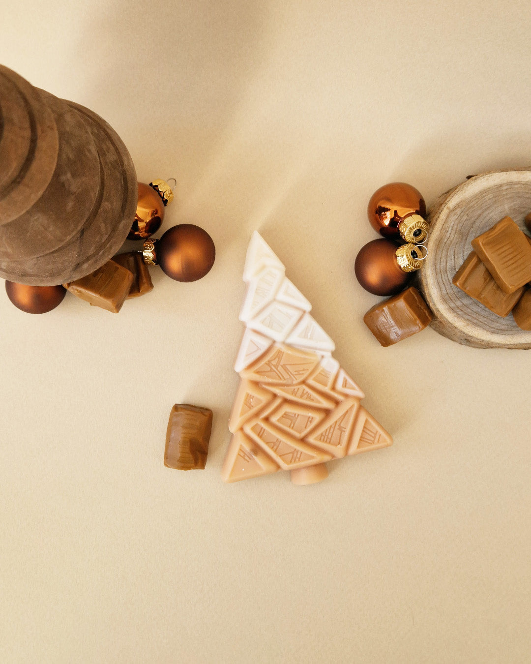 Sapin fondant parfumé à casser Caramel au Beurre Salé