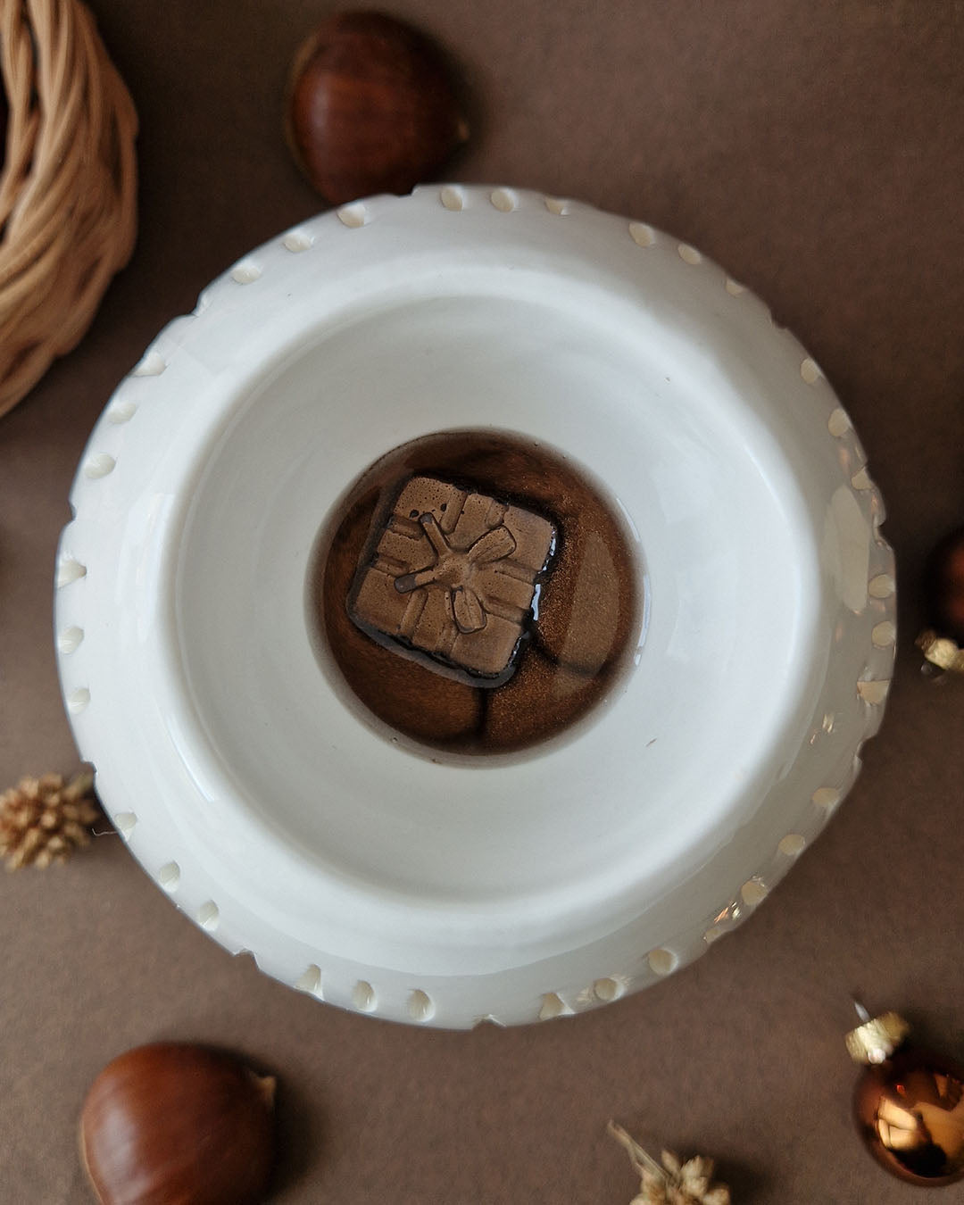 Cadeau fondant parfumé Châtaigne Grillée