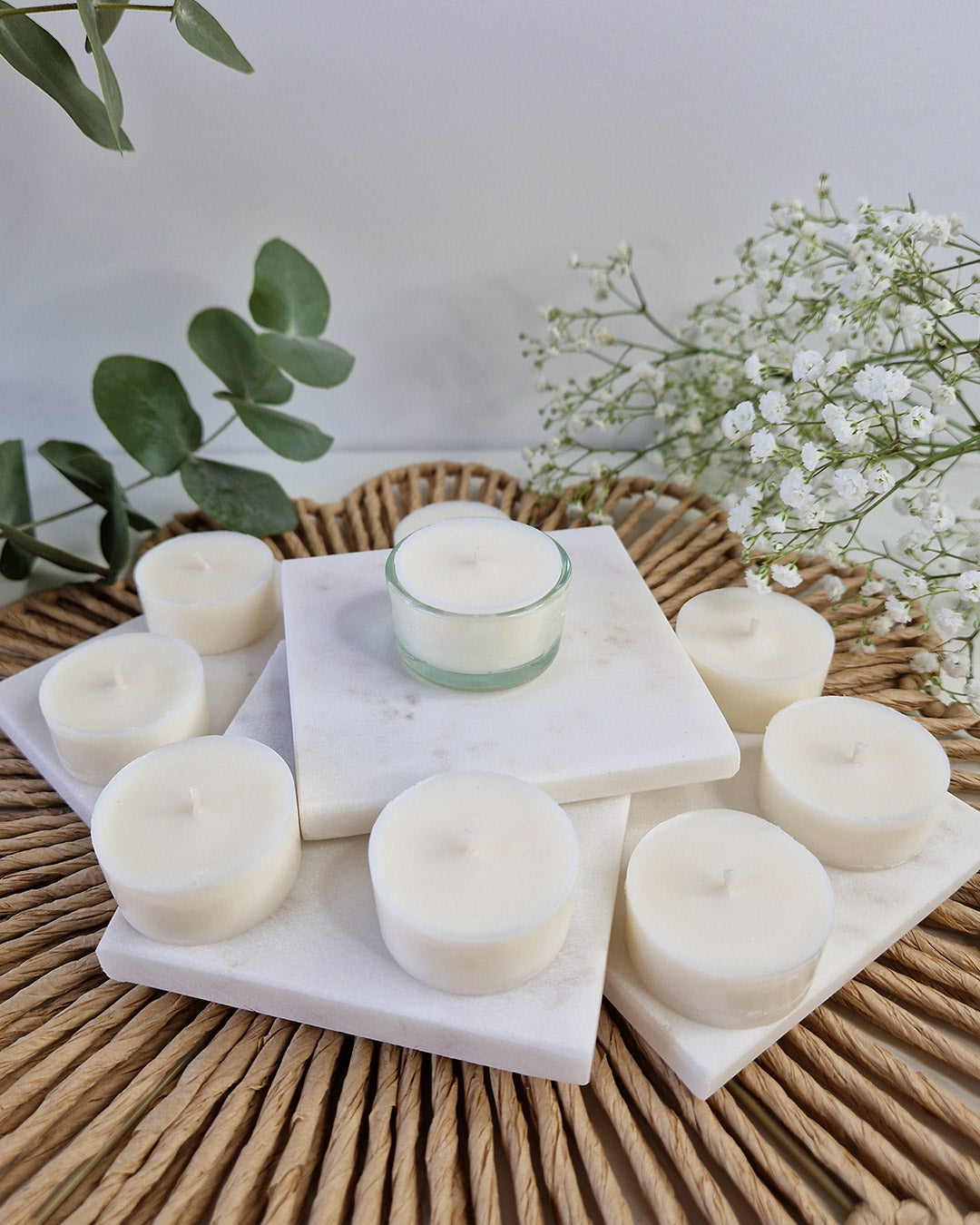 Bougies chauffe-plat rechargeables
