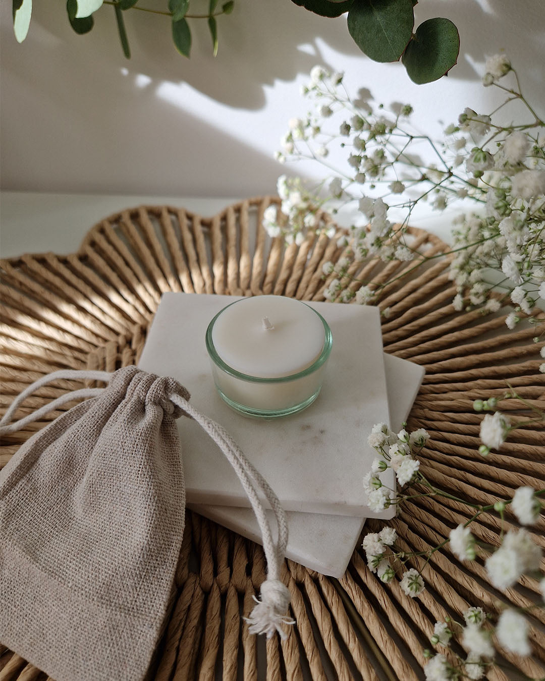 Bougies chauffe-plat rechargeables