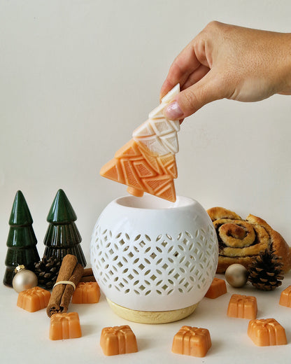 Sapin fondant parfumé à casser Cinnamon Roll