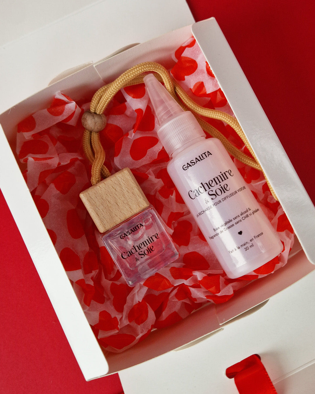 Coffret diffuseur voiture avec recharge