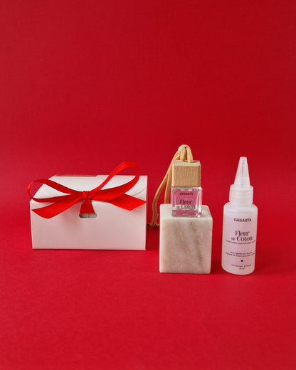 Coffret diffuseur voiture avec recharge