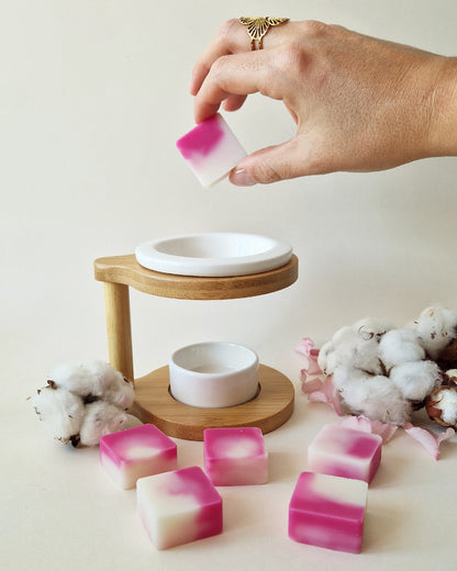 Carré fondant parfumé Fleur de Coton