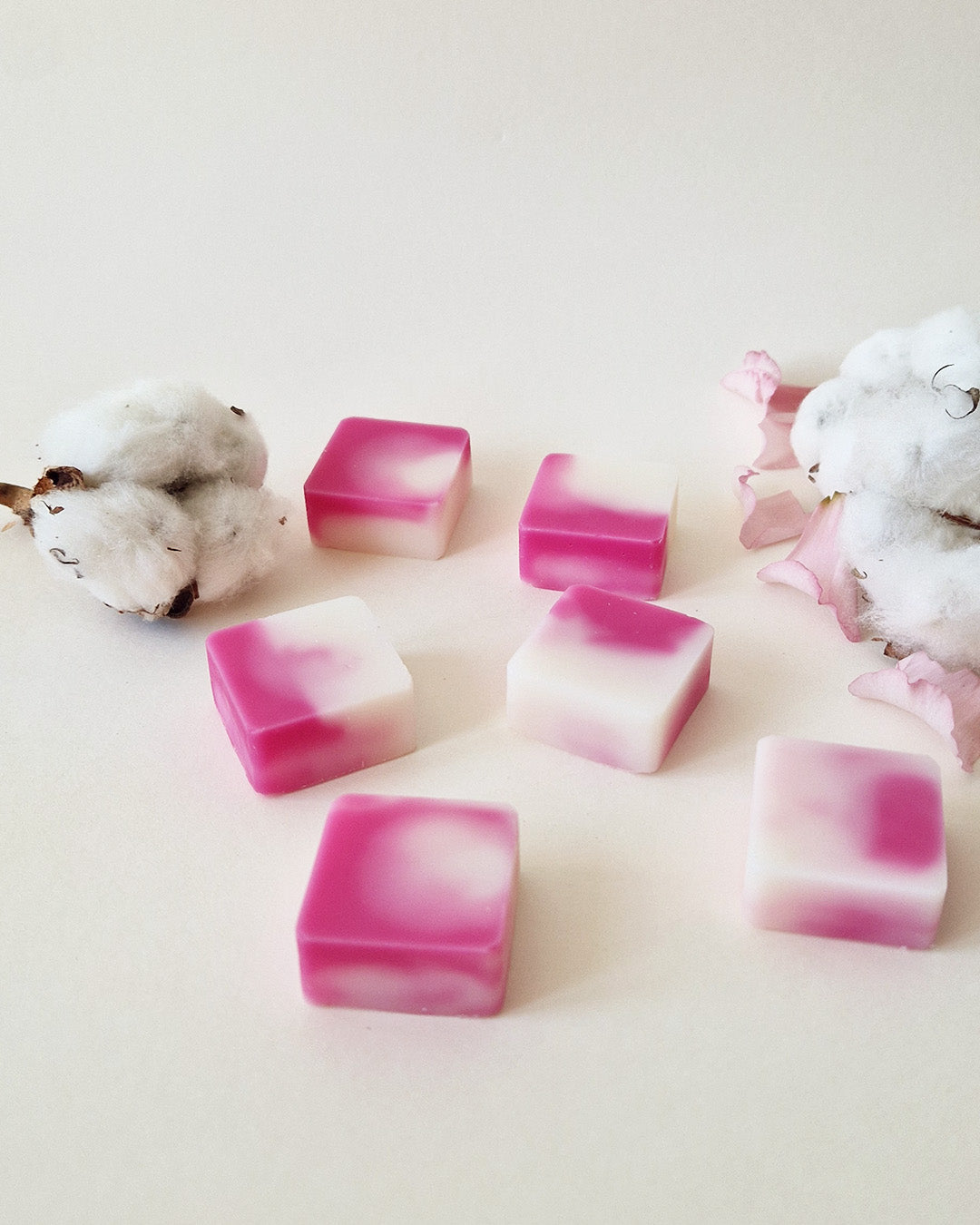Carré fondant parfumé Fleur de Coton