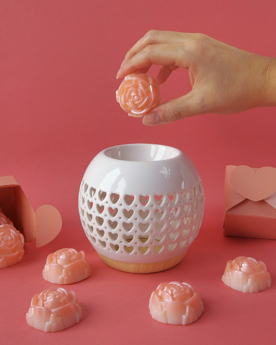 Rose fondante parfumée Bois de Rose