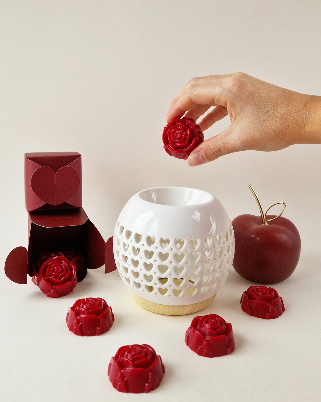 Rose fondante parfumée Pomme d'Amour