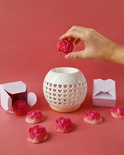 Rose fondante parfumée Rose Vanillée