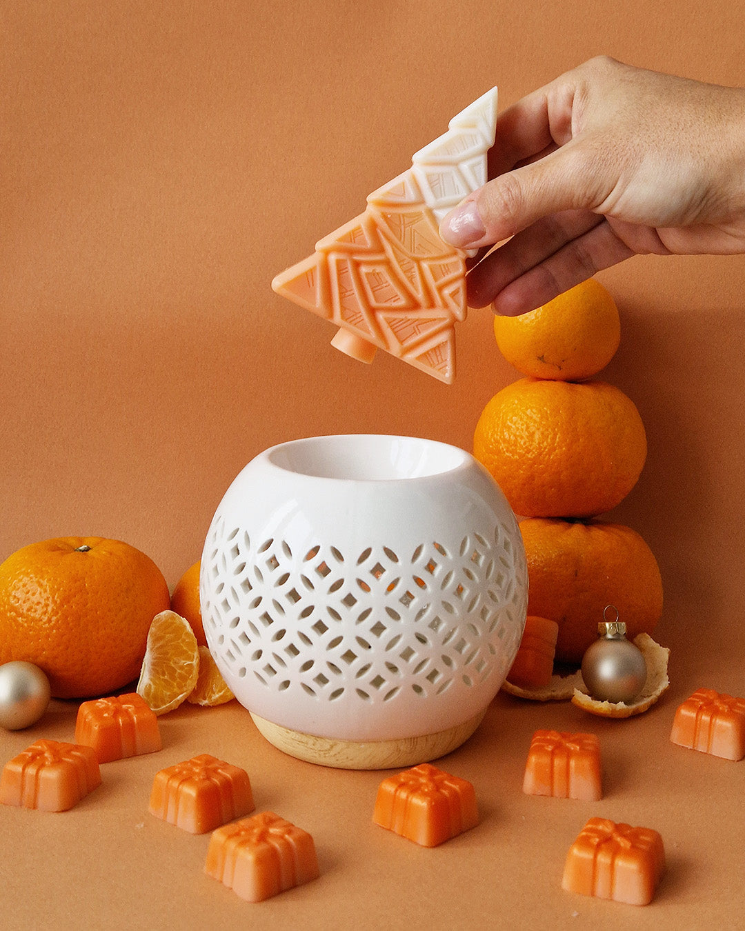 Sapin fondant parfumé à casser Mandarine Acidulée