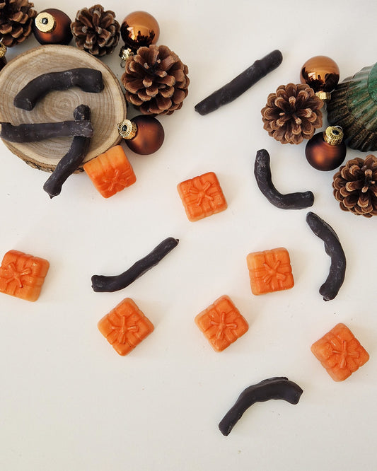 Cadeau fondant parfumé Orangettes