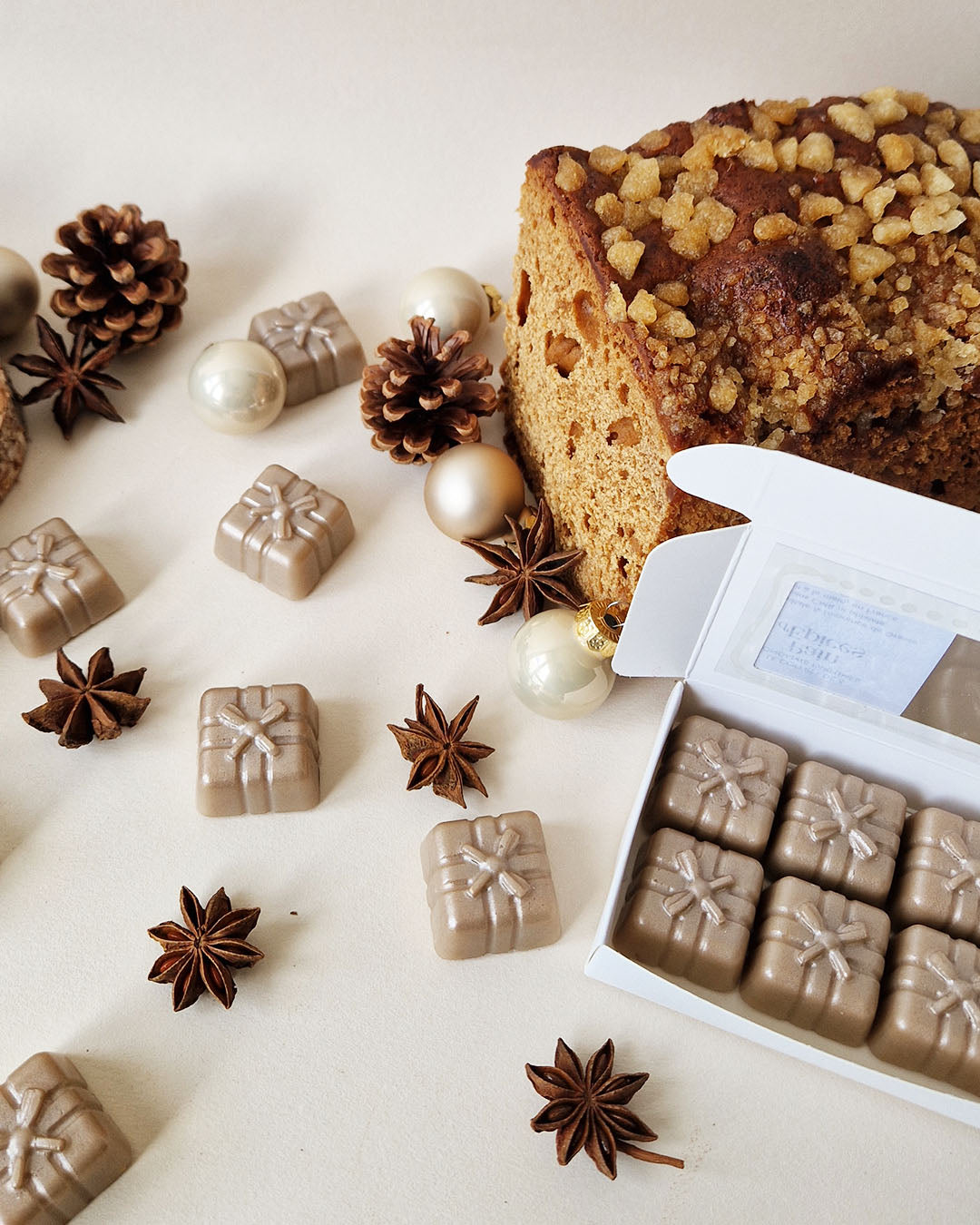 Cadeau fondant parfumé Pain d'Épices