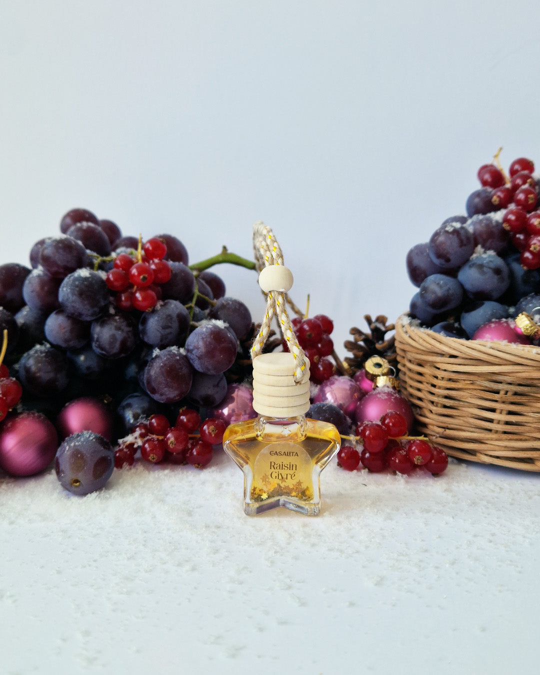 Diffuseur de voiture parfumé Raisin Givré