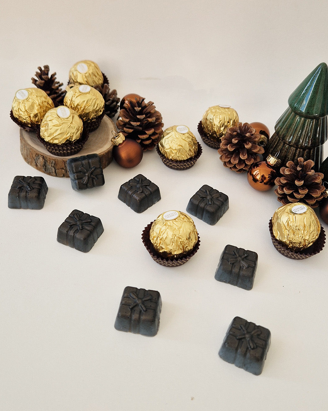 Cadeau fondant parfumé Rocher Praliné