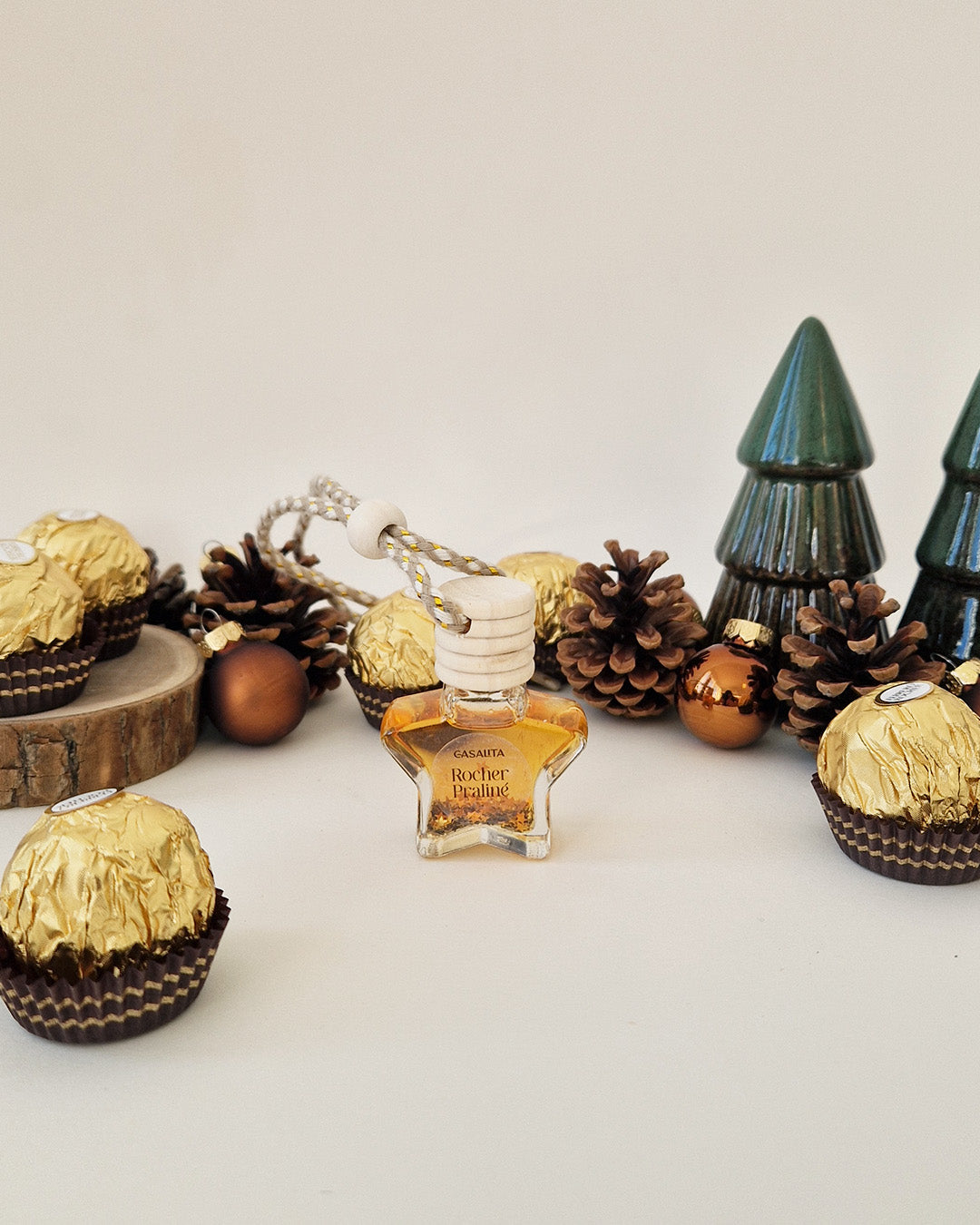 Diffuseur de voiture parfumé Rocher Praliné