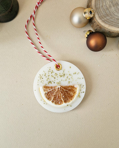 Suspension parfumée ronde de Noël