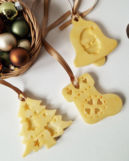 Suspension parfumée pour Sapin - couleur Or