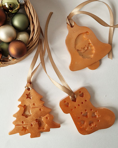 Suspension parfumée pour Sapin - couleur Bronze